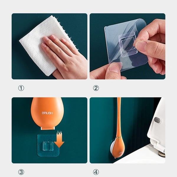Modern flexible silicone toilet caspa for home