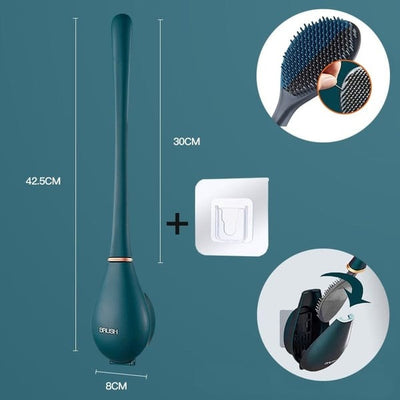 Modern flexible silicone toilet caspa for home