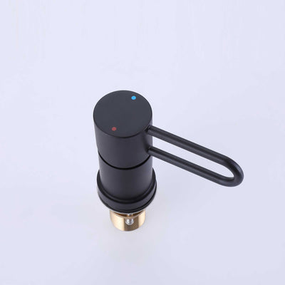 3-Hole Deck Mount Tub Faucet with Handheld Shower JK0052