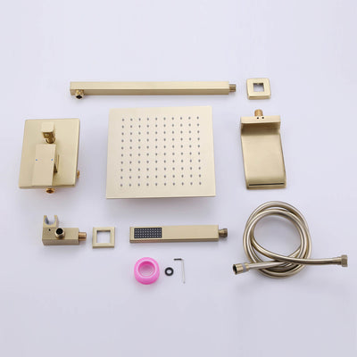 3-Function Pressure-Balanced Rain Shower System with Tub Spout RB0906