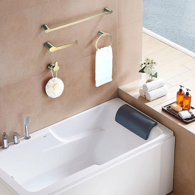4-Piece Bathroom Hardware Set SUS304 Stainless Steel Wall Mounted Bathroom Accessories JK0173