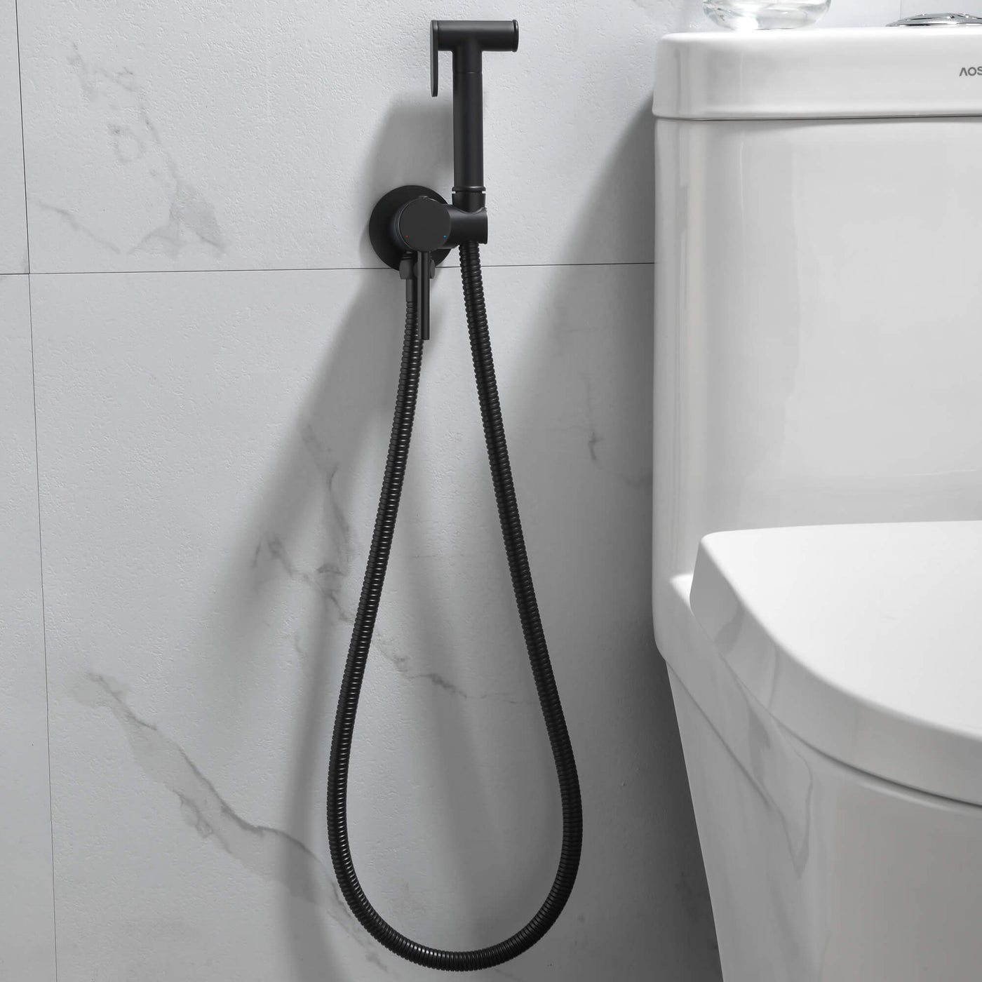 Bidet Sprayer with Cold and Hot Water Brass Portable Cloth Diaper Washer Shower Sprayer Set JK0189