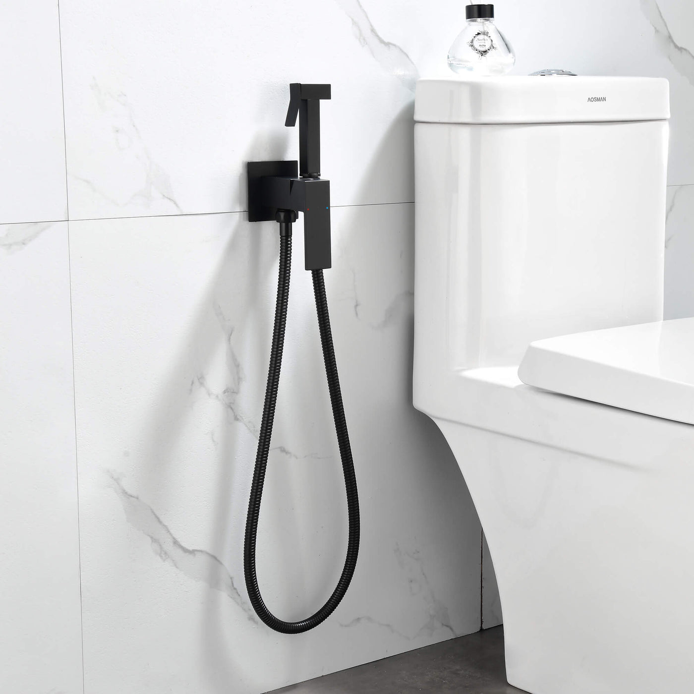 Handheld Bidet Sprayer for Toilet Brass Bathroom Cloth Diaper Sprayer Set JK0190