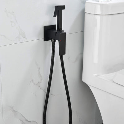 Handheld Bidet Sprayer for Toilet Brass Bathroom Cloth Diaper Sprayer Set JK0190