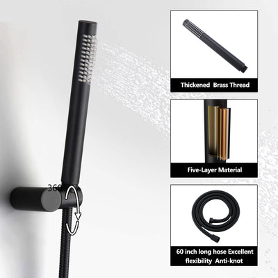 Bathroom Rainfall Shower Head with Handheld RB0879