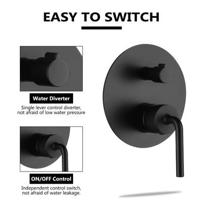 Bathroom Rainfall Shower Head with Handheld RB0879