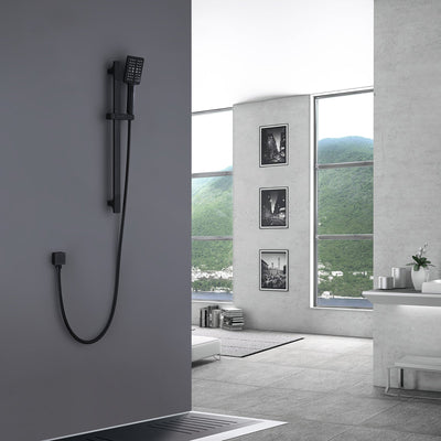 3-Function Handheld Shower Head with Slide Bar and 59-inch Hose RB0890