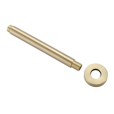 Shower Arm and O-Ring Flange 8-inch Ceiling Mount Straight Shower Arm Extension