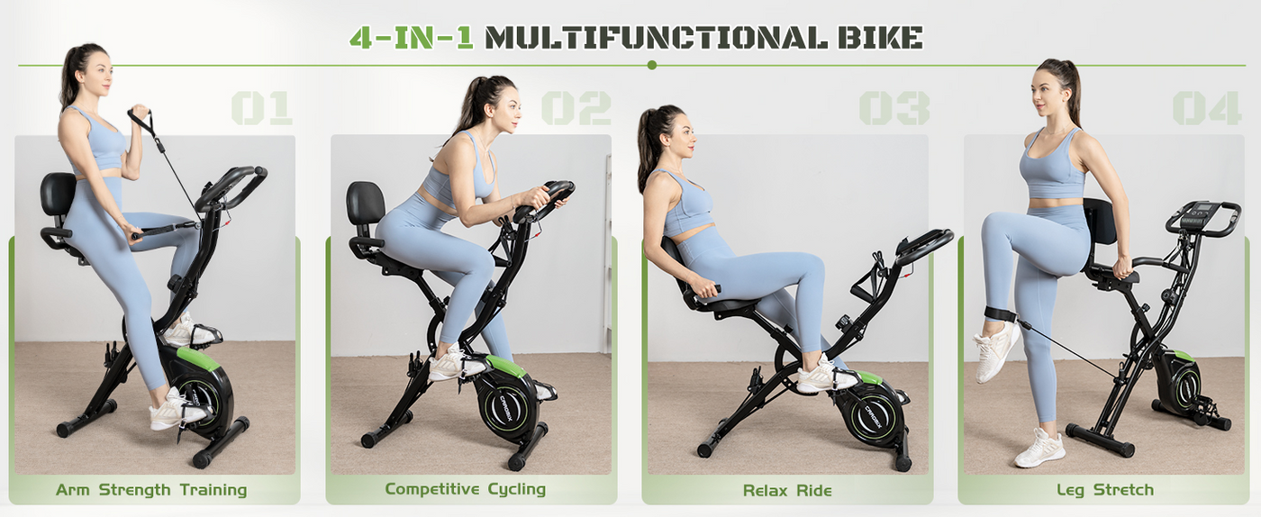 🌀 It's Summer Transform Your Home Into a Mini Gym — 4-in-1 Bike for Cardio and Toning!