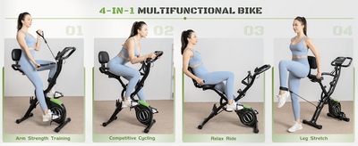 🌀 It's Summer Transform Your Home Into a Mini Gym — 4-in-1 Bike for Cardio and Toning!
