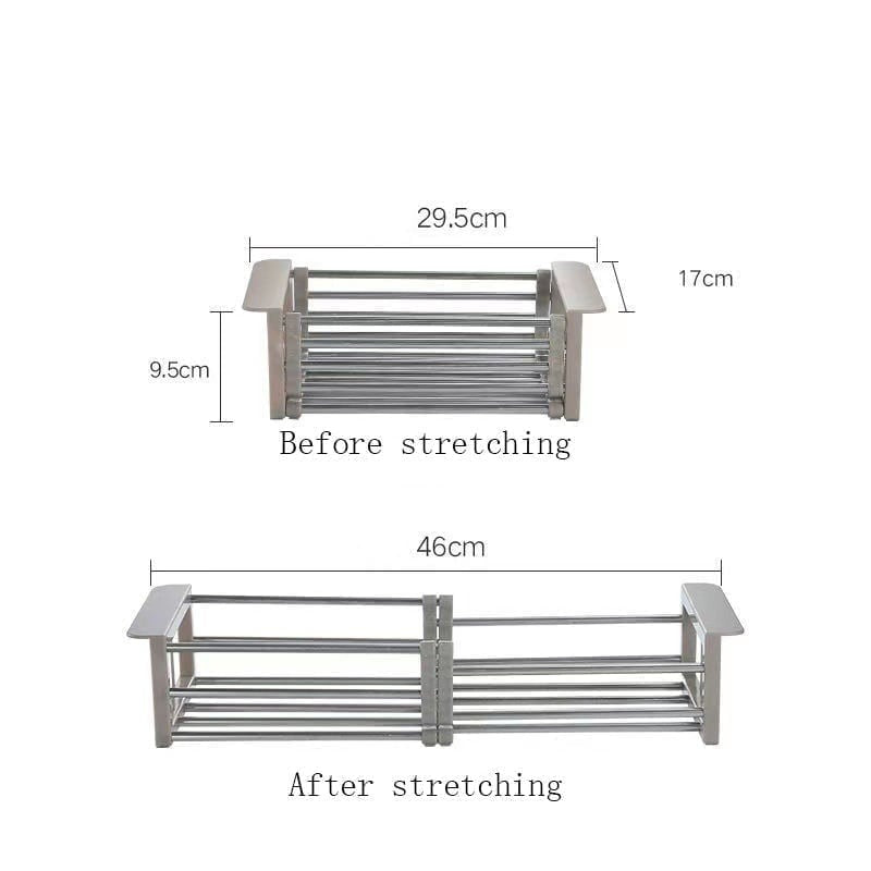 Extend kitchen sink drain basket