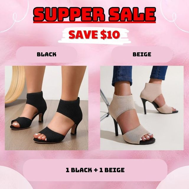 2025 High Heel with Elastic Back